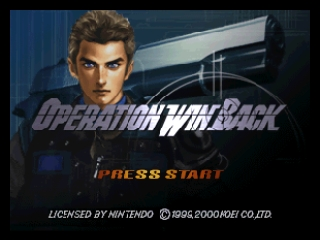 Operation WinBack (Europe) (En,Fr,De,Es,It) Title Screen